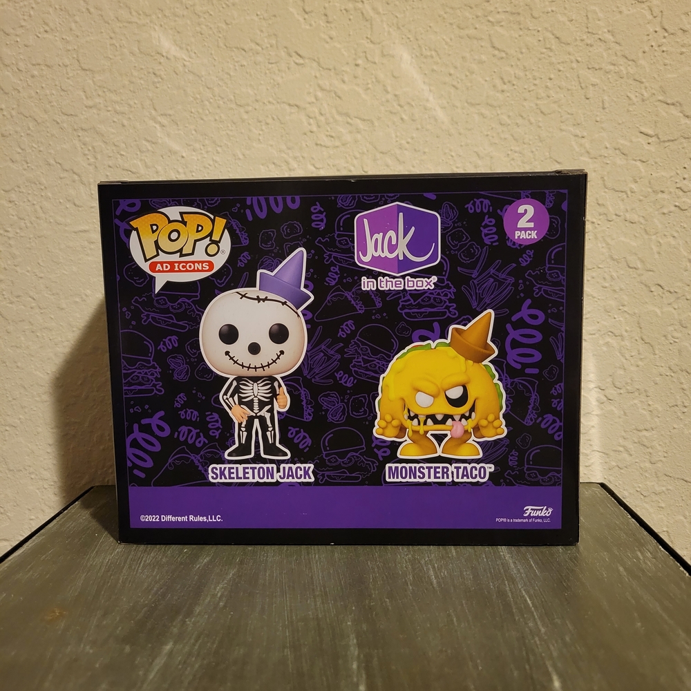 Funko Pop Ad Icons Skeleton Jack And Monster Taco (FS Exclusive) 2 Pack - Picture 3 of 5